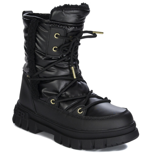 Tommy Hilfiger Women's Black Snow Boots