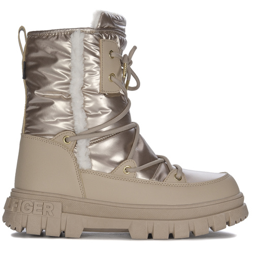 Tommy Hilfiger Women's Bronze Snow Boots