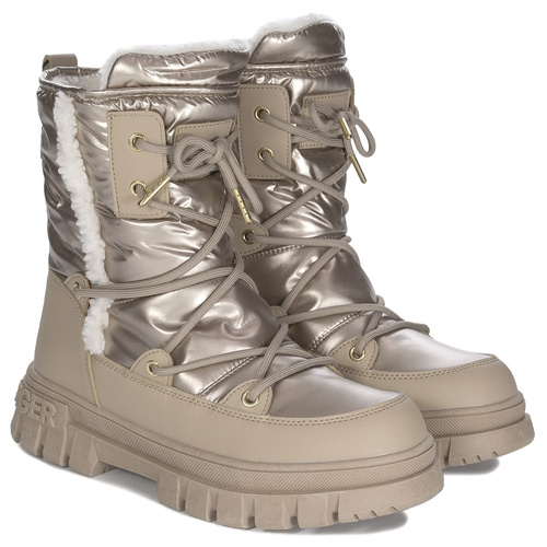 Tommy Hilfiger Women's Bronze Snow Boots