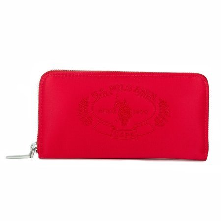 U.S. POLO ASSN. Springf L Zip Ard Wallet BEUPA5094WIP400 Red Wallet