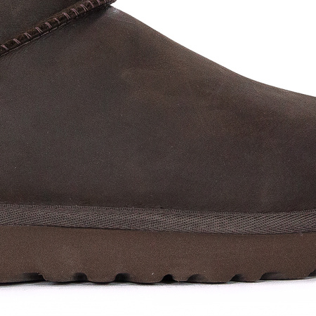 UGG 1016558 CHO Classic Mini Leathere Chocolate Boots