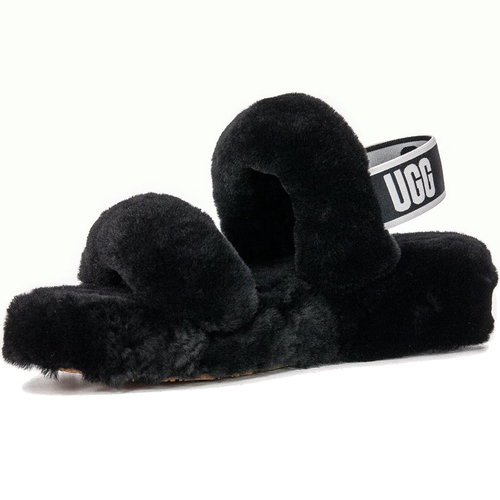 UGG 1107953 BLK W OH YEAH BLACK Sandals
