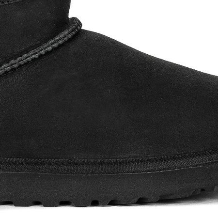 UGG 1116109 BLK W CLASSIC ULTRA MINI Black Boots