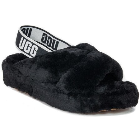 UGG 1117935 BLK W FAB YEAH BLACK Sandals