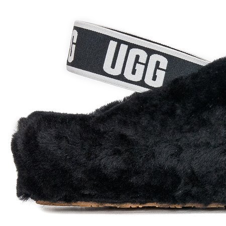 UGG 1117935 BLK W FAB YEAH BLACK Sandals