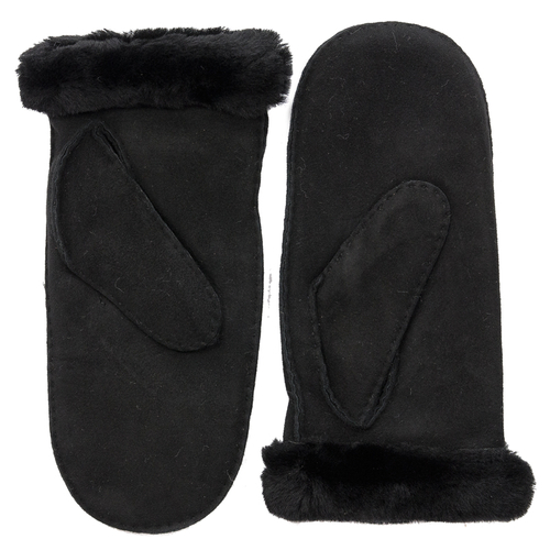 UGG 20932 BLK gloves in Shearling Embroider Mitten Black