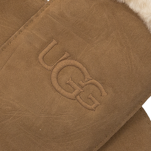 UGG 20932 CHE gloves in Shearling Embroider Mitten Chestnut