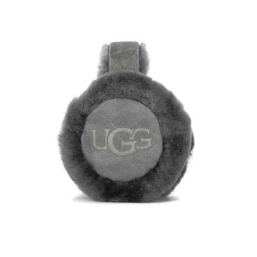UGG 20955 MTL Sheepskin Embroidery Earmuff Metal Gray