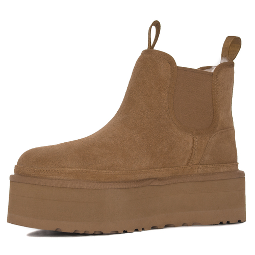 UGG Boots W 1134526 Neumel Platform Chelsea Chestnut