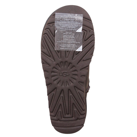 UGG Classic Mini Leather Chocolate Boots