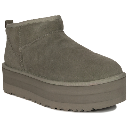 UGG Classic Ultra Mini Platform Boots Moss Green