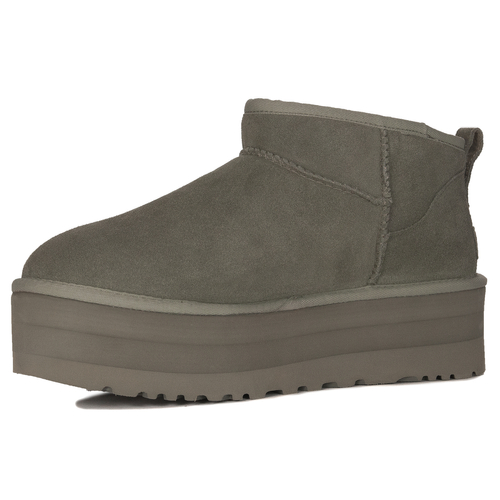 UGG Classic Ultra Mini Platform Boots Moss Green