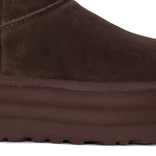 UGG Classic Ultra Mini Platform Burnt Cedar Snow Boots