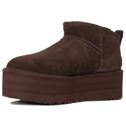 UGG Classic Ultra Mini Platform Burnt Cedar Snow Boots