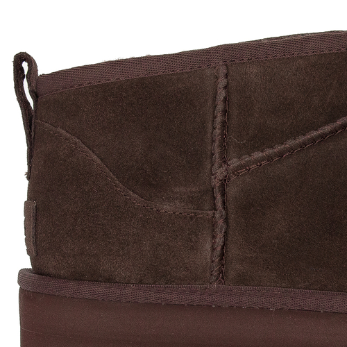 UGG Classic Ultra Mini Platform Burnt Cedar Snow Boots