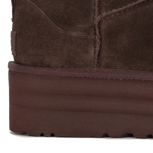 UGG Classic Ultra Mini Platform Burnt Cedar Snow Boots