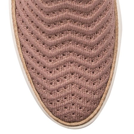 UGG Sammy Cheveron Metallic Pink Dawn Flat Shoes