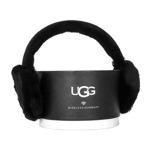 UGG Sheepskin Bluetooth Earmuff Black ear muffs