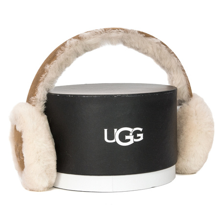 UGG Sheepskin Emboidery Earmuf Chestnut Earmuffs