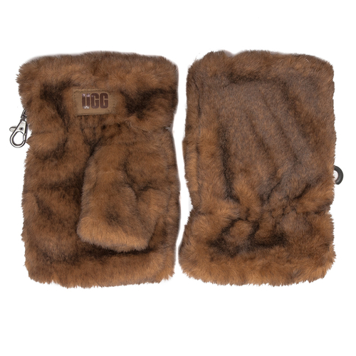 UGG W Faux Fur Fingerless Natural gloves