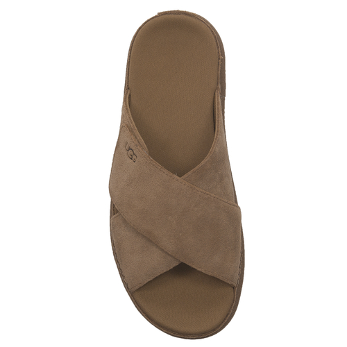 UGG  W Goldenstar Cross Slide Chestnut