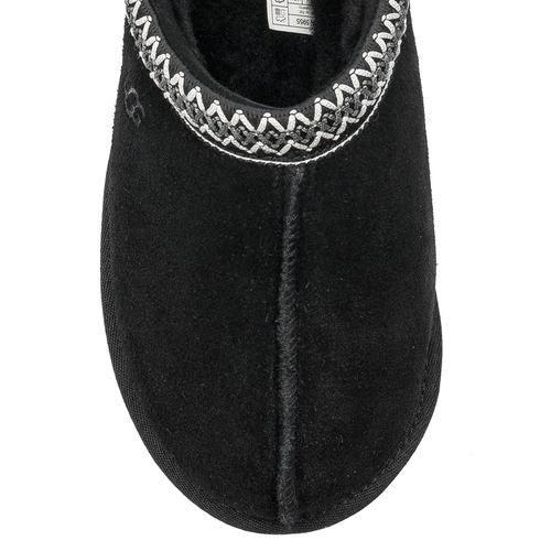 UGG Women's Home Leather Black Slippers