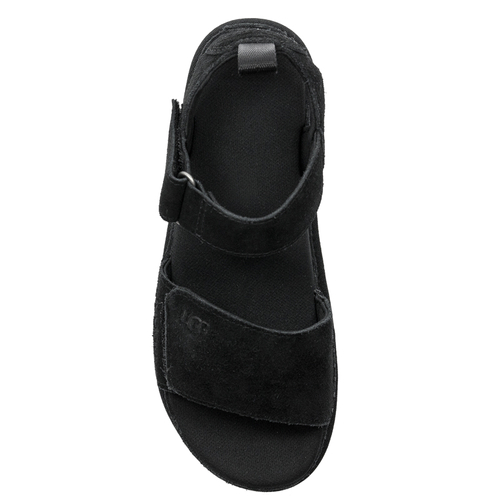 UGG Women's Leather Sandals Goldenstar Black