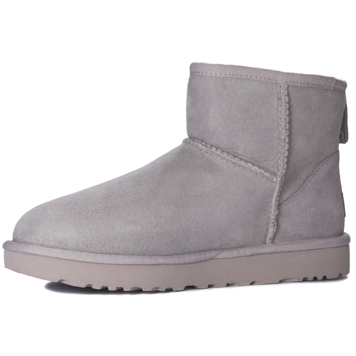 UGG Women's leather snow boots W Classic Mini II Pale Smoke  