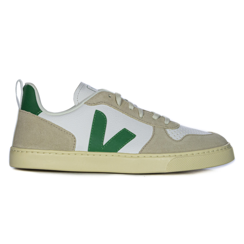 Veja Women's Leather Sneakers White Emeraude Almond