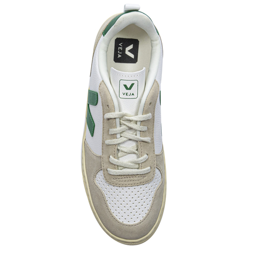 Veja Women's Leather Sneakers White Emeraude Almond