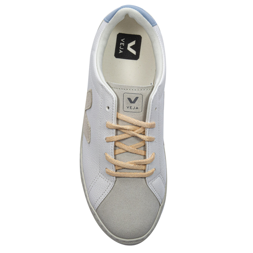 Veja Women's Leather White Sable Steel Sneakers