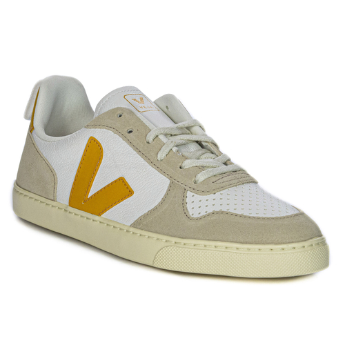 Veja Women's Leather White Uoro Almond  Sneakers