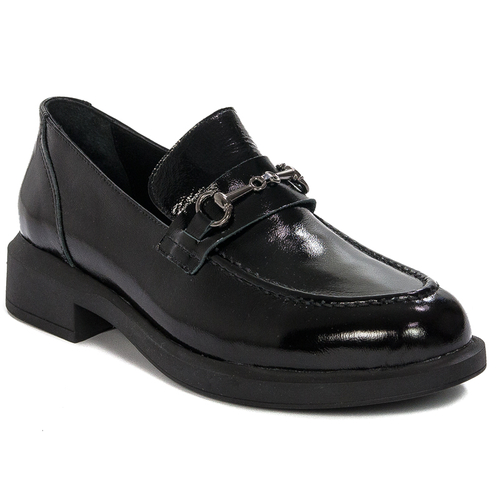 Venezia Black Women's Loafers