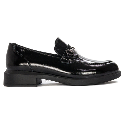 Venezia Black Women's Loafers