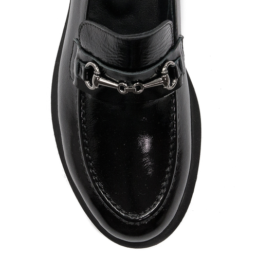 Venezia Black Women's Loafers