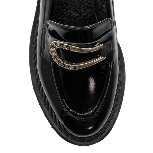 Venezia Black Women's Loafers