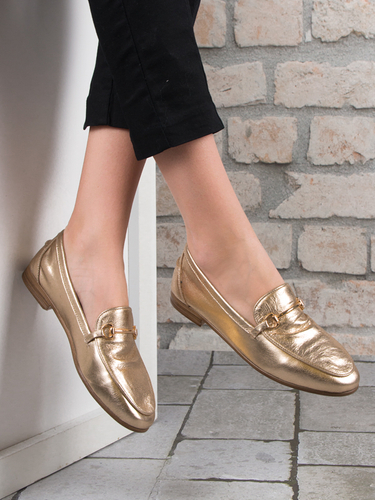 Venezia Flat Shoes Gold