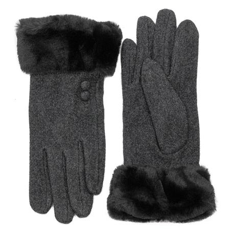 Venezia Unisono Sun 164-FG3181 Nero Black Gloves