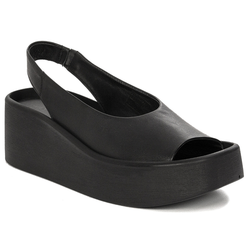 Venezia Women's Sandals On High Heel Black 