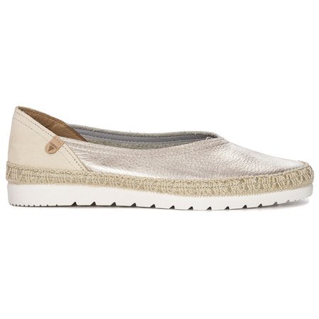 Verbenas 04 0391 0373 Noelia Nucleo Oro Gold Flat Shoes