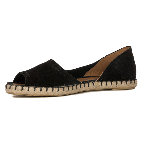 Verbenas Women Espadrilles Negro Cruz Serraje