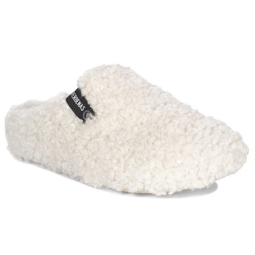 Verbenas York Curly Crudo home slippers