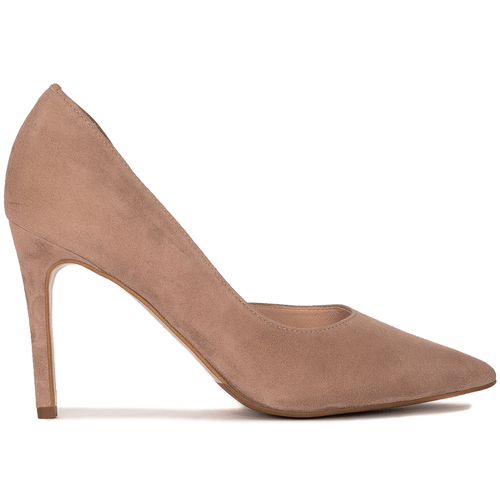 Visconi Women's Pink Leather Heels Pumps