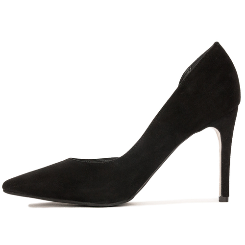 Visconi women's Nero Leather Heels Pumps