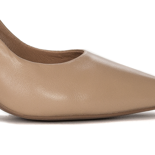Visconi women's nude leather heels Pumps