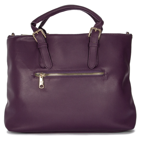 Women's Beige Bag Pepe Moll 232211 Plaited Purple