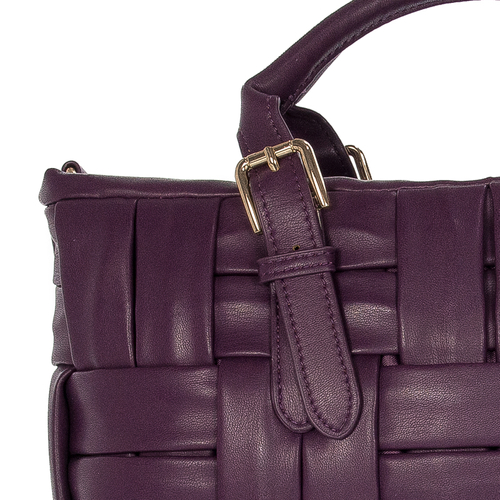 Women's Beige Bag Pepe Moll 232211 Plaited Purple