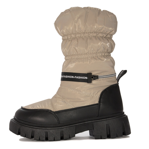 Women's Beige snow boots