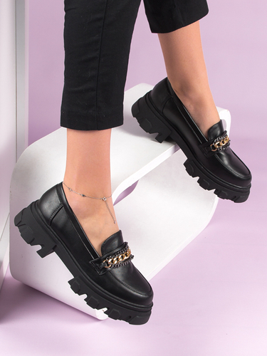 Women's Black Flat Shoes