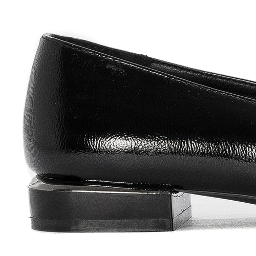 Women's Loafers Shoes Sergio Leone Lacquered Black